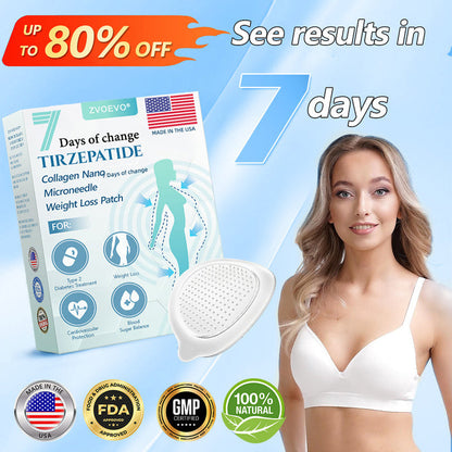 🔥Last Day 80% OFF🔥 ZVOEVO® SMGT-GLP-1 Tirzepatide & Collagen Nano Microneedle Weight Loss Patch | Targets Obesity, Loose Skin, High Blood Pressure, Diabetes, Fatty Liver, Joint Pain, Brain Fog, Low Energy, Body Aches, and More