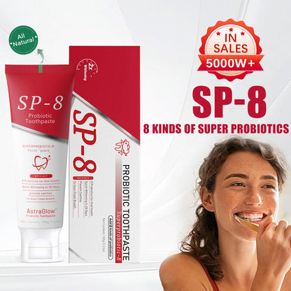 SP-8 Hydroxyapatite and Probiotic Whitening Toothpaste